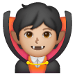 Vampire: Medium-Light Skin Tone on Samsung