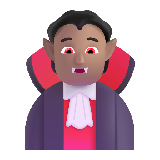 Vampire: Medium Skin Tone on Microsoft 3D