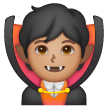 Vampire: Medium Skin Tone on Samsung
