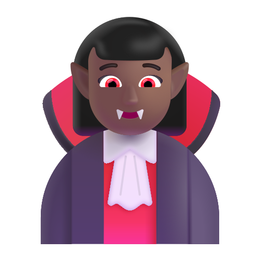 Woman Vampire: Medium-Dark Skin Tone on Microsoft 3D