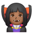 Woman Vampire: Medium-Dark Skin Tone on Samsung