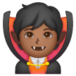 Vampire: Medium-Dark Skin Tone on Samsung