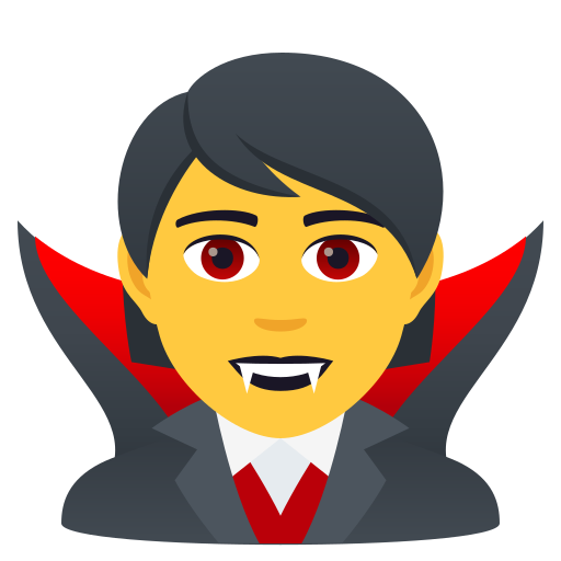 Vampire on JoyPixels