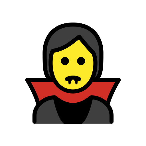Vampire on OpenMoji