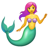 Mermaid on WhatsApp