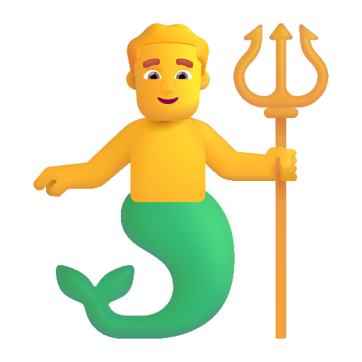 Merman on Microsoft 3D