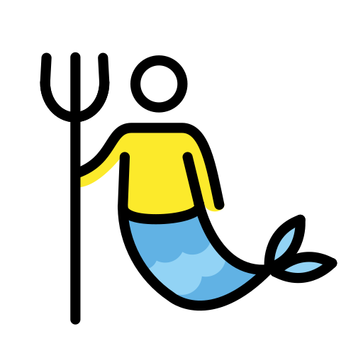 Merman on OpenMoji