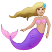 Mermaid: Medium-Light Skin Tone on Samsung