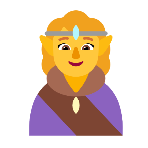 Woman Elf on Microsoft Fluent
