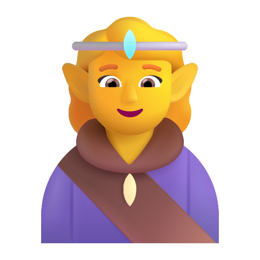 Woman Elf on Microsoft 3D