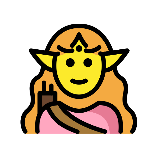 Woman Elf on OpenMoji