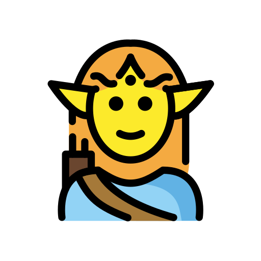 Man Elf on OpenMoji