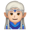 Man Elf: Light Skin Tone on Samsung