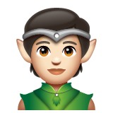 Elf: Light Skin Tone on WhatsApp