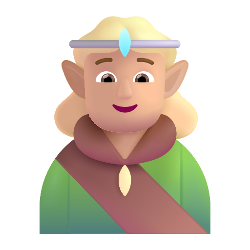 Elf: Medium-Light Skin Tone on Microsoft 3D