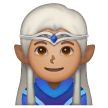 Man Elf: Medium Skin Tone on Samsung