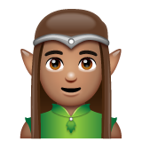 Man Elf: Medium Skin Tone on WhatsApp