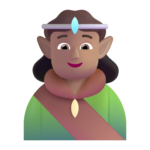 Elf: Medium Skin Tone on Microsoft 3D
