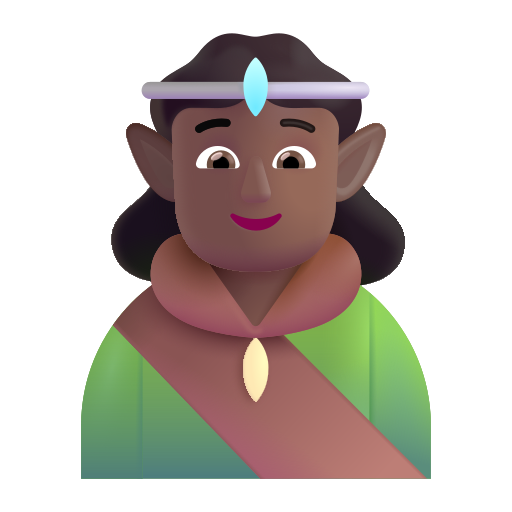 Elf: Medium-Dark Skin Tone on Microsoft 3D