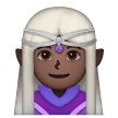 Woman Elf: Dark Skin Tone on Samsung