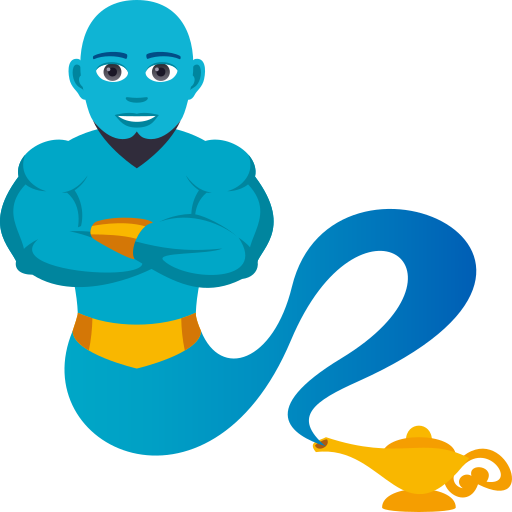 Man Genie on JoyPixels