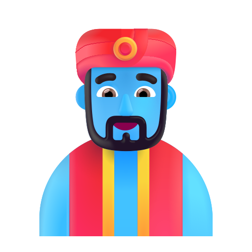 Man Genie on Microsoft 3D