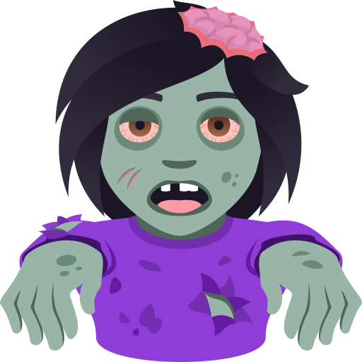 Woman Zombie on JoyPixels