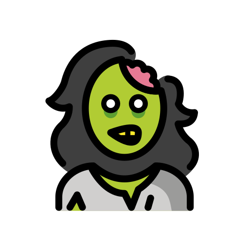 Woman Zombie on OpenMoji