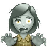 Woman Zombie on WhatsApp