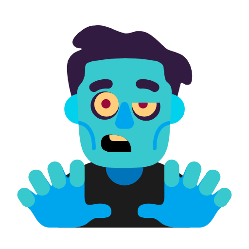 Man Zombie on Microsoft Fluent