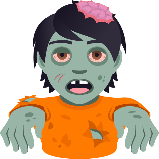 Zombie on JoyPixels