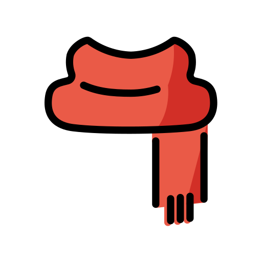 Scarf on OpenMoji