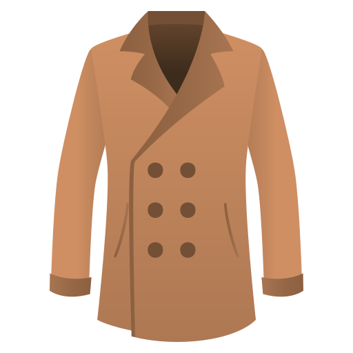 Coat on JoyPixels