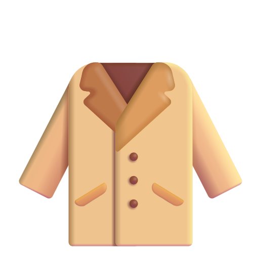 Coat on Microsoft 3D