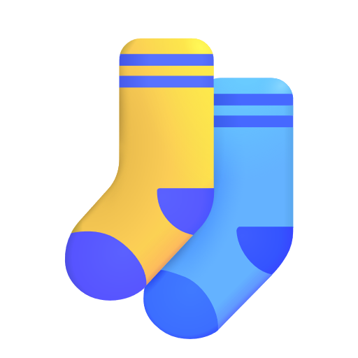 Socks on Microsoft 3D