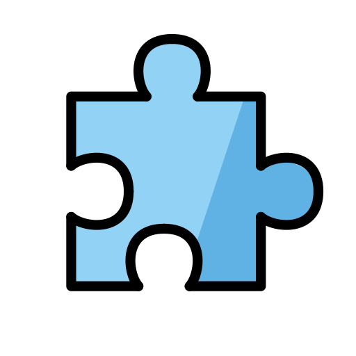 Jigsaw Puzzle Piece on OpenMoji