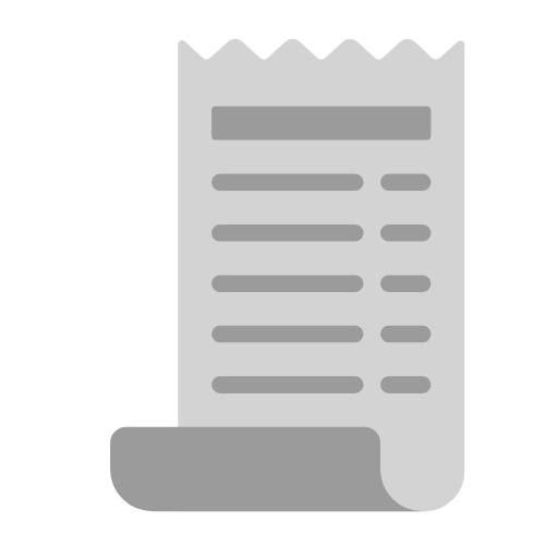 Receipt on Microsoft Fluent