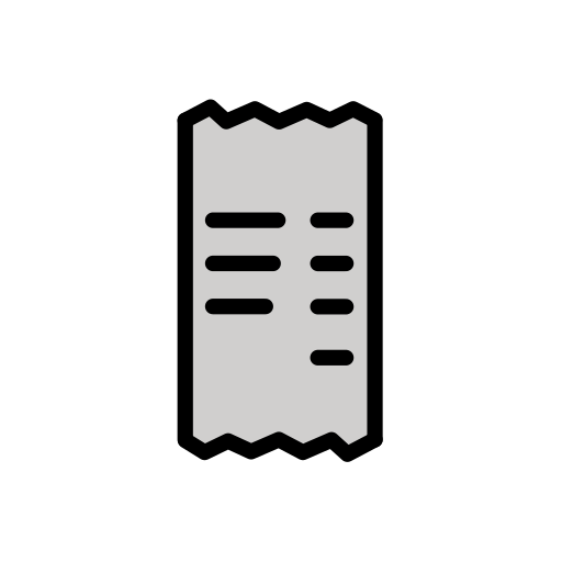 Receipt on OpenMoji