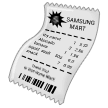 Receipt on Samsung
