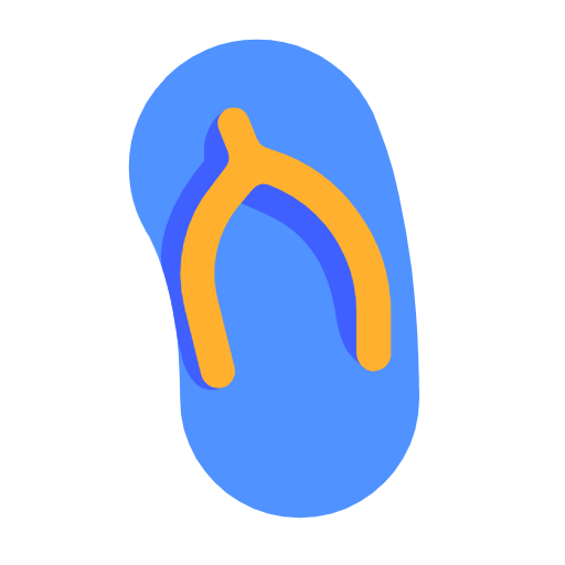 Thong Sandal on Microsoft Fluent