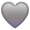 Grey Heart on Samsung