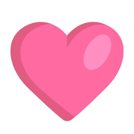 Pink Heart on Microsoft Fluent