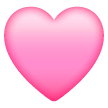 Pink Heart on Samsung