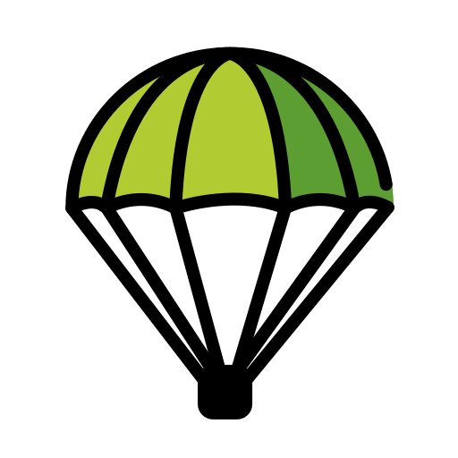 Parachute on OpenMoji