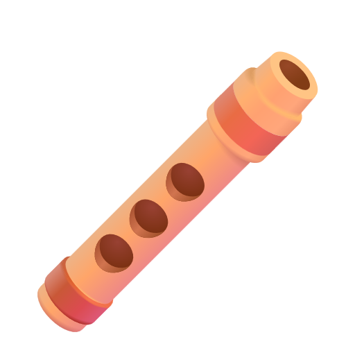 Flute on Microsoft 3D