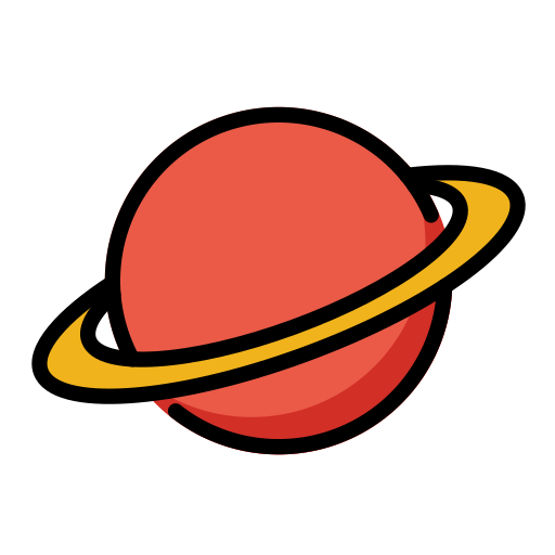 Ringed Planet on OpenMoji
