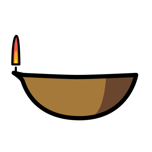 Diya Lamp on OpenMoji