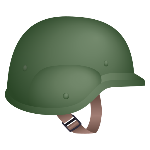 Military Helmet on JoyPixels