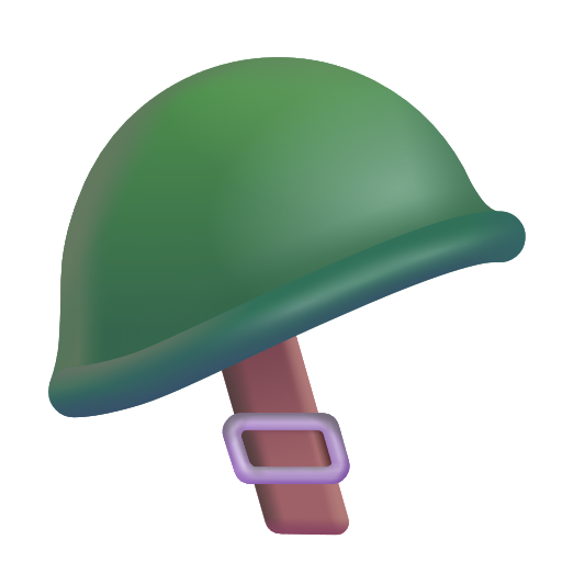 Military Helmet on Microsoft 3D