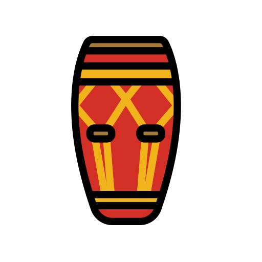 Long Drum on OpenMoji